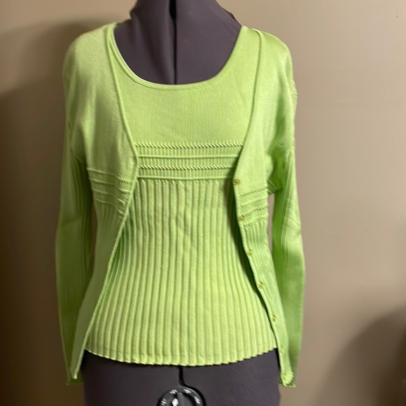No Brand Sweaters - No name brand.  Bought at TJ Max. 2 piece sweater set.